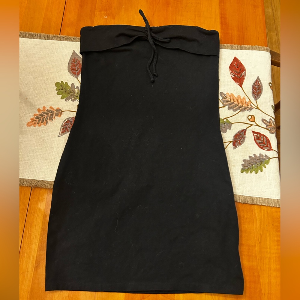 Wild Fable Women’s Black Tube Mini Bodycon Dress Size Large
